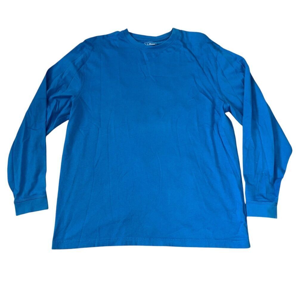 L.L. Bean Men’s Blue Cotton Long Sleeve L